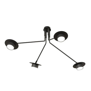 MIZU 4-lichts plafondlamp - Zwart