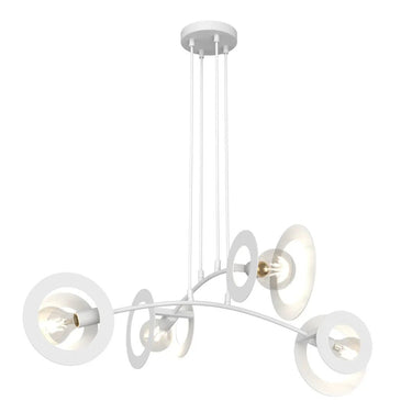 EUPHORIA 4-lichts hanglamp - Wit frame