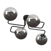 BRAND 4-lichts plafondlamp - Smoked glas - Mooier Thuis