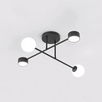 HOLON 4-lichts plafondlamp - Zwart frame - Mooier Thuis