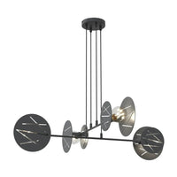 XOTIC 4-lichts hanglamp - Zwart frame - Mooier Thuis
