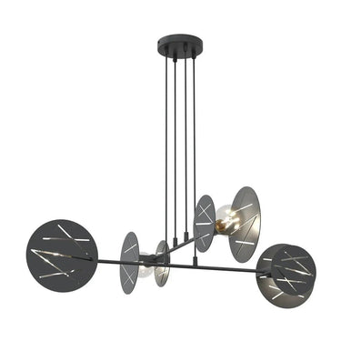 XOTIC 4-lichts hanglamp - Zwart frame
