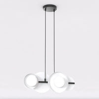 MODEL 4-lichts hanglamp – Wit/zwart - Mooier Thuis