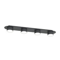 DIAZ 4-lichts plafondlamp - Zwart frame - Mooier Thuis