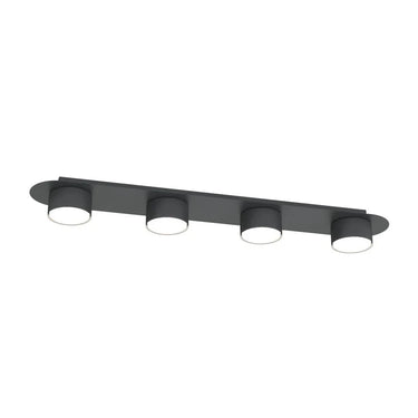 DIAZ 4-lichts plafondlamp - Zwart frame