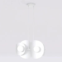 ELEMENTS 4-lichts hanglamp - Wit frame - Mooier Thuis