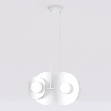 ELEMENTS 4-lichts hanglamp - Wit frame