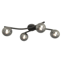 OPUS 4-lichts plafondlamp - Smoked glas - Mooier Thuis
