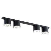 NANO 4-lichts plafondlamp - Zwart frame - Mooier Thuis
