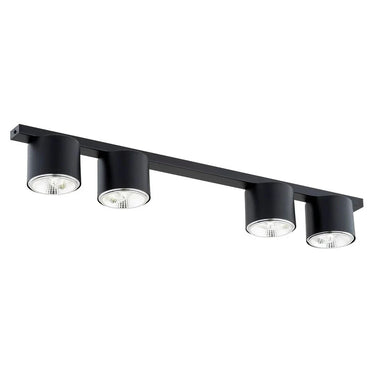 NANO 4-lichts plafondlamp - Zwart frame
