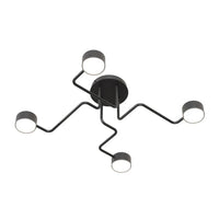 KURAGE 4-lichts plafondlamp - Zwart - Mooier Thuis