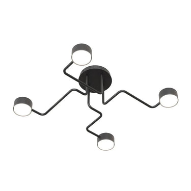 KURAGE 4-lichts plafondlamp - Zwart