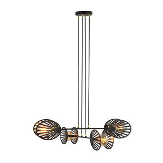 BEACH 4-lichts hanglamp - Zwart goud - Mooier Thuis