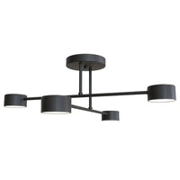 HALO 4-lichts plafondlamp - Zwart - Mooier Thuis