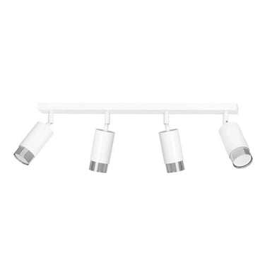 HIRO 4-lichts plafondlamp - Wit chroom