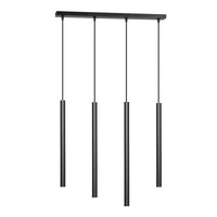 SELTER 4-lichts hanglamp - Zwart buisframe - Mooier Thuis
