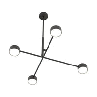 NATSU 4-lichts plafondlamp - Zwart - Mooier Thuis