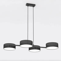 DRUMZ 4-lichts hanglamp - Zwart textiel - Mooier Thuis