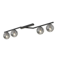 NATON 4-lichts plafondlamp - Smoked glas - Mooier Thuis