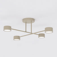 Halo plafondlamp 4-lichts mokka