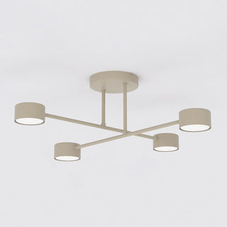 Halo plafondlamp 4-lichts mokka