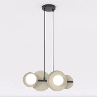 MODEL 4-lichts hanglamp – mokka/beige - Mooier Thuis