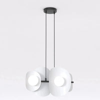ELEMENTS 4-lichts hanglamp - Grijs frame - Mooier Thuis