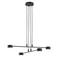 MODUS 4-lichts hanglamp - Zwart frame - Mooier Thuis