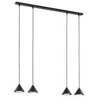 ELIT 4-lichts hanglamp - Zwart frame - Mooier Thuis