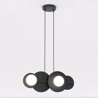MODEL 4-lichts hanglamp - Zwart frame wit glas - Mooier Thuis