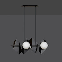 Emibig DRIFTON 4-lichts hanglamp – zwart