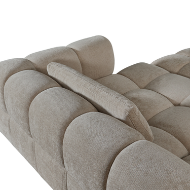 Hoekbank Sofia - Beige Rechts