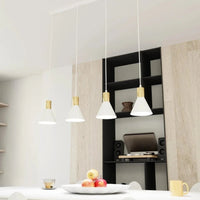 Emibig ROSA 4-lichts balkhanglamp - Wit frame