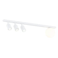 Emibig BASTER 4-lichts plafondlamp - Wit glas