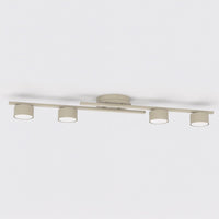 Fragment plafondlamp 4-lichts mokka