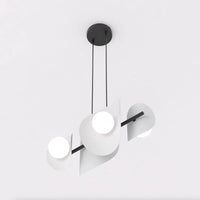 Emibig ELEMENTS 4-lichts hanglamp - Grijs frame