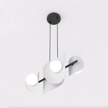 ELEMENTS 4-lichts hanglamp - Grijs frame