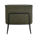 Fauteuil James - Microleder Groen