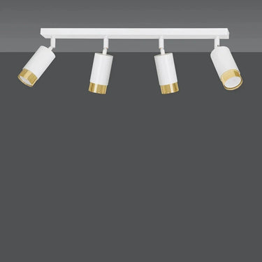 HIRO 4-lichts plafondlamp - Wit goud