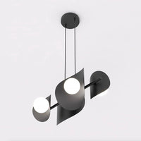Emibig ELEMENTS 4-lichts hanglamp - Zwart frame