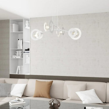 EUPHORIA 4-lichts hanglamp - Wit frame