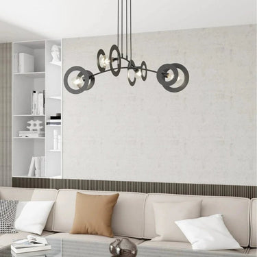 EUPHORIA 4-lichts hanglamp - Zwart frame