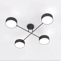 Emibig MAGA 4-lichts plafondlamp - Zwart textiel