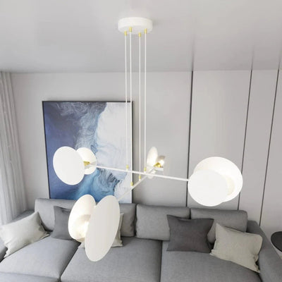 IDEA 4-lichts hanglamp - Wit frame