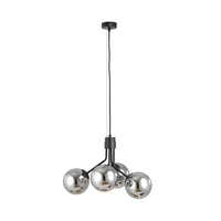 Emibig NOVA 4-lichts hanglamp - Smoked glas