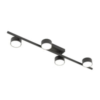 Emibig BET 4-lichts plafondlamp - Zwart