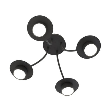 ENSO 4-lichts plafondlamp - Zwart