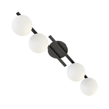 KAIRO 4-lichts plafondlamp - Wit glas