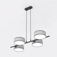 Emibig DRUMZ 4-lichts hanglamp - Grijs textiel
