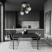 Emibig DOLCE 4-lichts plafondlamp - Smoked glas - Mooier Thuis